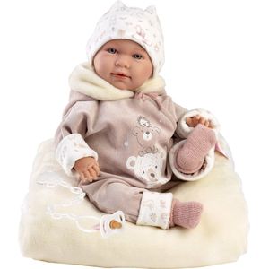 Llorens soft body babypop 44 cm met geluid kussen en speen