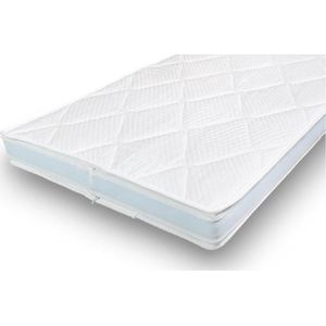 Topdekmatras XXL - Topper 160x200 - 12 cm dik - Tencel hoes - Visco Nasa Traagschuim - Tencel tijk - 12cm dik - Orthopedisch