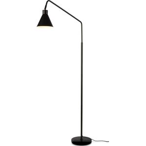 it's about RoMi Vloerlamp Lyon - Zwart - 83x25x154cm - Modern - Staande lamp voor Woonkamer - Slaapkamer