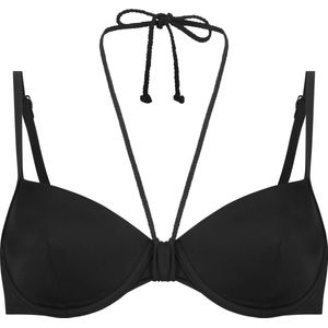 Hunkemöller Dames Badmode Voorgevormde beugel bikinitop Luxe - Zwart - maat E65