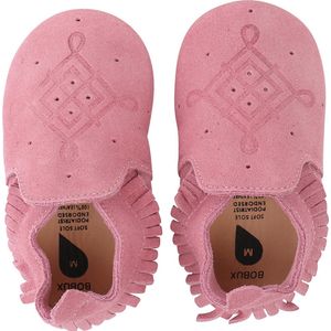 Bobux - Soft Soles - Suede moccasin rose - Babyslofjes - EU 18