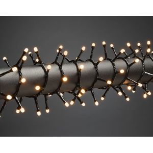 LED Clusterverlichting voor binnen - Frosted –2100K Amber - 200 LEDs – 4,4 meter – IP20 – Kerstverlichting – Incl. transformator