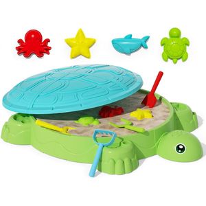 Lexium zandbak schelp - zandbak - zandbak schildpad - zandbak schelp met deksel - zandbak speelgoed