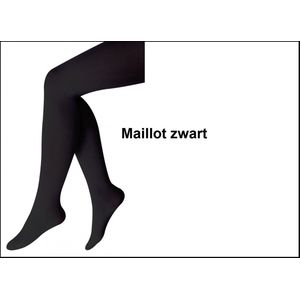Maillot zwart mt.XXL - Piet maillot zwart Sinterklaas feest winter thema feest festival fun