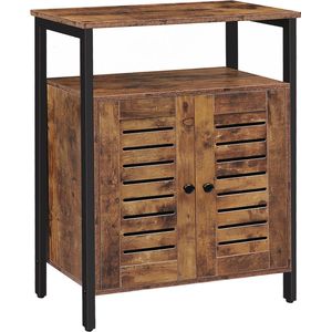 Dressoir - Industrieel - Opbergkast - Kast - Wandkast - Woonkamer, Slaapkamer - Hout - Bruin/zwart