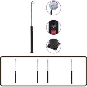vidaXL Solar Buitendouche 8L - 215 cm Zwart Zonnesdouche - Buitendouche - Zwembad Douche - Outdoor Douche - Solare Douche