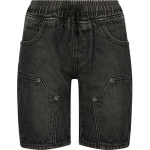 Vingino Short Cabrini Jongens Jeans - Black Denim - Maat 128