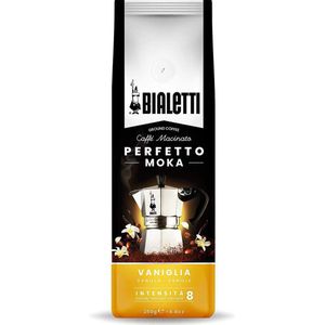 Bialetti Perfetto Moka Vaniglia (vanille) gemalen koffie – 250gr