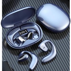 Hoofdtelefoon voor Reisvertaler 144 Talen Vertalersapparaat Realtime Simultaan Vertalen HD Muziek en Bellen 3-in-1 Oortelefoon met Etui (Blauw)