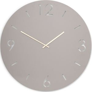 Spinder Design TIME Ø 80 Klok - Silky Taupe