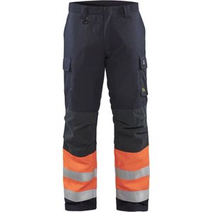 Blaklader Multinorm winterwerkbroek 1869-1513 - Marineblauw/Oranje - C52