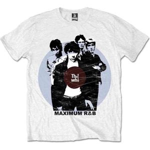 The Who - Maximum Rhythm & Blues Heren T-shirt - M - Wit