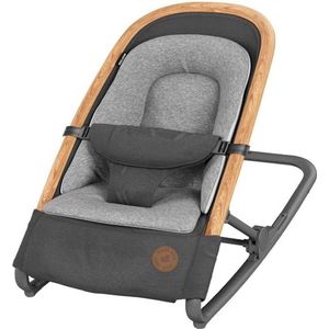 2-in-1 baby schommelstoel, lichtgewicht wipstoel met comfortabele zitverkleiner, 0 - 9 kg, Essential Graphite (donkergrijs)