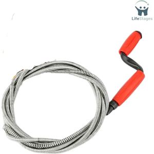 LifeStages - Afvoer Ontstopper - Professioneel Gootsteen Ontstoppingsgereedschap Flexibele Plug Ontstopper Drain Hair Remover Drain Auger Loodgieters Slang Met Klauw Voor Pijpleiding Schoonmaken