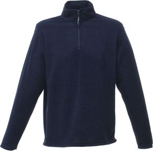 Donker Blauw dunne fleece trui met halve rits merk Regatta maat M