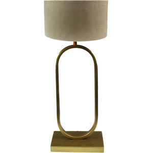 Lana Lampenkap - 25x25x18 cm - Warmgrijs - Velvet - lampenkap voor staande lamp, lampenkappen hanglampen, lampenkappen voor tafellampen, lampenkappen, lampekap, lampenkap velours, lampenkap voor tafellamp, lampenkappen landelijk