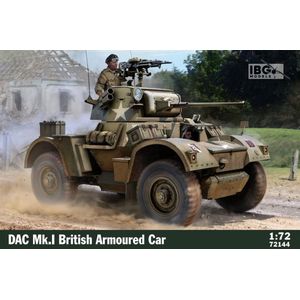 1:72 IBG Models 72144 British Daimler Armoured Car Mk.I Plastic Modelbouwpakket