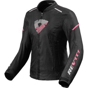 REV'IT! Sprint H2O Ladies Black Rose Motorcycle Jacket 42 - Maat - Jas