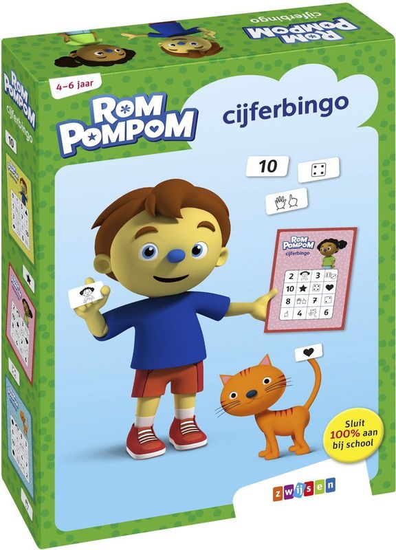 Rompompom - Rompompom cijferbingo