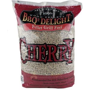 BBQr's Delight Kersen GRILL & BBQ PELLETS 9,07 kg voor pellet barbecue, smoker en pizza oven