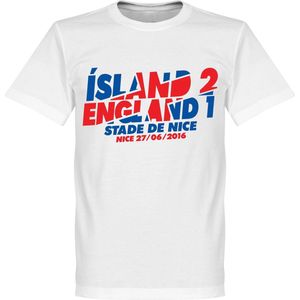 Ijsland - Engeland 2-1 Victory T-Shirt - XS