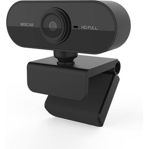 Denver WEC-3001 - Webcam - 1 MegaPixel - 1920 x 1080 Pixels - USB aansluiting - met clip - Zwart