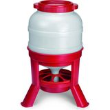 Gaun Pluimvee voertoren – Op pootjes – 16 cm drinkhoogte – 30 Liter – Rood