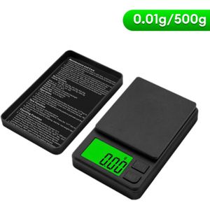 Digitale keukenweegschaal - keukenaccessoires - zwarte compacte CX series - gram/oz/lb/tl/kg/water: ml/ melk: ml - kitchen electronic scale -Digitale Keuken Weegschaal Sieraden Zakweegschaal 0.01g Hoge Precisie Nauwkeurigheid