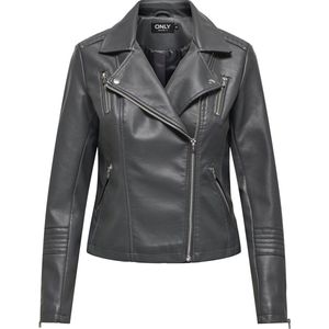 ONLY ONLGEMMA FAUX LEATHER BIKER OTW NOOS Dames Jas - Maat 36