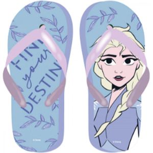 Frozen teenslippers - slippers - flipflop - Disney - roze - lila - Elsa - maat 29/30