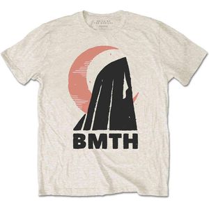 Bring Me The Horizon - Moon Heren T-shirt - L - Wit