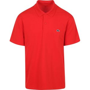 Lacoste Poloshirt Breathable Rood - Maat L - Heren