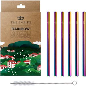 Set van herbruikbare rietjes – reusable straw set - Duurzaam en stijlvol – ecologisch