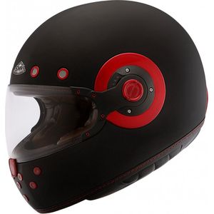 SMK Retro Red XS - Maat XS - Helm