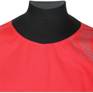 Typhoon Junior Rhossilli Back Zip Drysuit - Red / Black