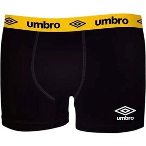 Umbro boxershort heren - mannen onderbroek - perfecte pasvorm - maat xxl - gele elastiek