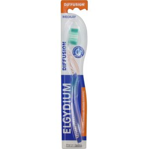 Elgydium Diffusie Tandenborstel Medium (Kleur : Groen)