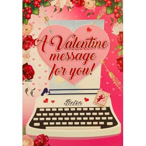 Maxi XXL valentijnskaart 3d - A Valentine message for you! |  valentijn cadeautje voor hem/haar