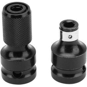 Slagmoeradapter 1/2 naar 1/4 bithouder dopsleuteladapter voor slagschroevendraaier