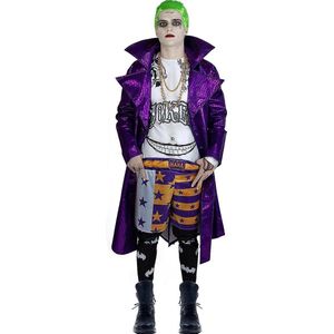 FUNIDELIA Joker kostuum - Suicide Squad voor mannen - Maat: M/L - Paars
