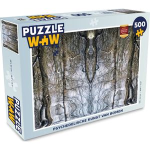 Puzzel Boom - Kunst - Psychedelisch - Legpuzzel - Puzzel 500 stukjes