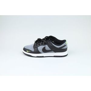 Nike Dunk Low 'Black Cool Grey Volt Mini Swoosh' maat 46