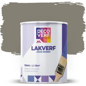 Decoverf lakverf steengrijs, 750ml