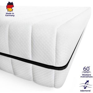 Matras - 140x200 - 7 zones - koudschuim - premium plus tijk - 15 cm - Gemiddeld