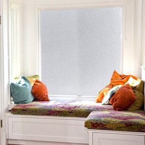 Glaswereld-Raamfolie HR++60x500cm-Zonwerend & Isolerend-Anti inkijk-Statisch-Matglas-Inclusief Rakel