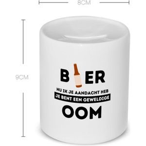 Akyol - bier, nu ik je aandacht heb je bent een geweldige oom Spaarpot - Oom - de beste oom - verjaardagscadeau - verjaardag - cadeau - cadeautje voor oom - oom artikelen - kado - geschenk - gift - 350 ML inhoud