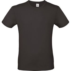 T-shirt Heren 3XL B&C Ronde hals Korte mouw Black 100% Katoen