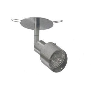 Plafondlamp Cilinder Fantasia GU10 Zilver Excl led spot Max 50watt
