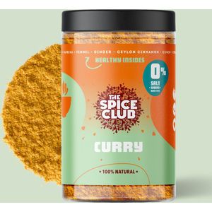 The Spice Club - Curry Kruiden Mix - 150 gram - Kruidenpotjes - Met deksel - 100% Pure Kruiden