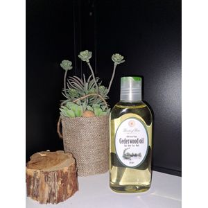 Garden of Eden - Pure virgin koudgeperste Cederhout olie 150ml voor huid, haar en lichaam - cederhoutolie - body olie - massage olie